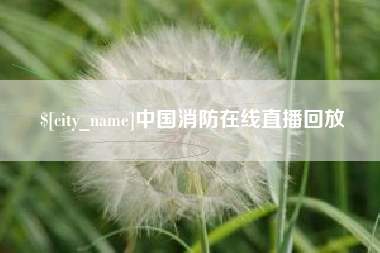 凉山中国消防在线直播回放