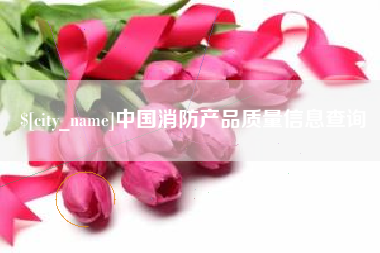 凉山中国消防产品质量信息查询