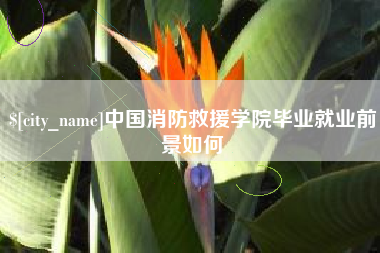 凉山中国消防救援学院毕业就业前景如何