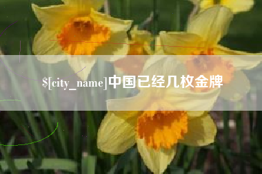 凉山中国已经几枚金牌