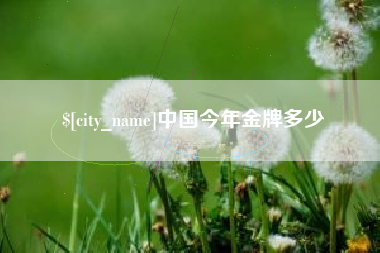 凉山中国今年金牌多少