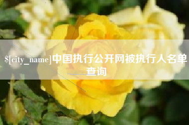 凉山中国执行公开网被执行人名单查询