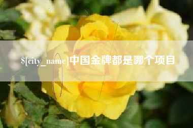 凉山中国金牌都是哪个项目