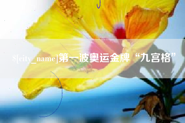 凉山第一波奥运金牌“九宫格”