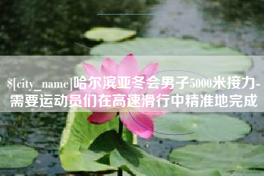 凉山哈尔滨亚冬会男子5000米接力-需要运动员们在高速滑行中精准地完成