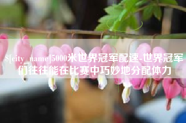 凉山5000米世界冠军配速-世界冠军们往往能在比赛中巧妙地分配体力