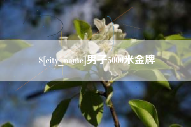 凉山男子5000米金牌