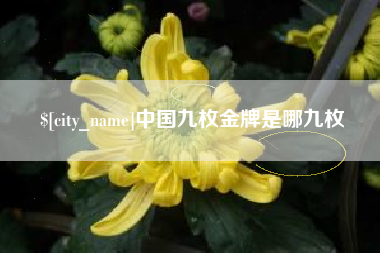 凉山中国九枚金牌是哪九枚