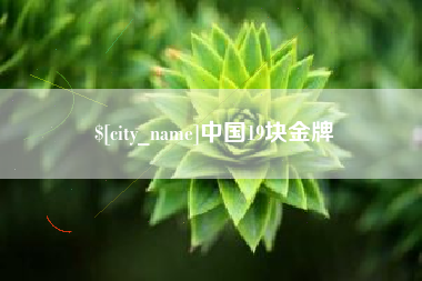 凉山中国19块金牌