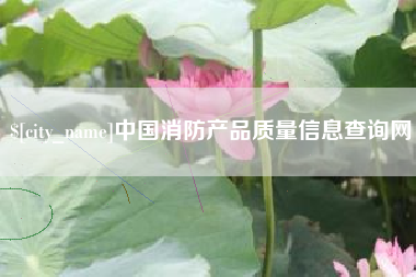 凉山中国消防产品质量信息查询网
