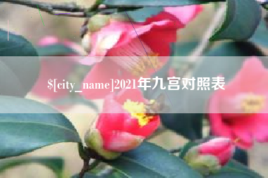 凉山2021年九宫对照表