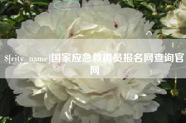 凉山国家应急救援员报名网查询官网