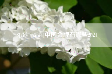 凉山中国金牌有哪些2021