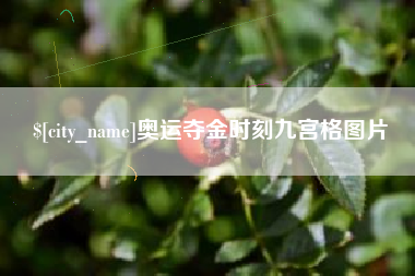 凉山奥运夺金时刻九宫格图片