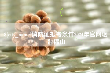 凉山消防证报考条件2024年官网烟台福山